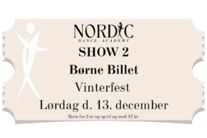 Børne Billet - Vinterfest SHOW 2 d. 13/12-25