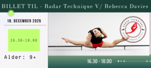 Billet - Radar Technique V/Rebecca Davies - 9+